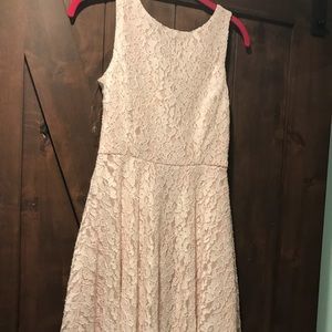 Speechless blush size 3 lace dress